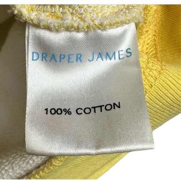 Draper James Natalie Yellow Gingham 100% Cotton Reese Witherspoon Brand Sweatshi - Picture 5 of 5